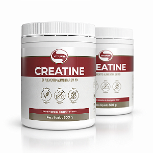 KIT 2 CREATINE Vitafor 100% Creatina Monohidratada 300g