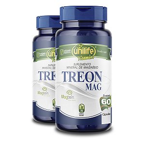 Magnésio Treonato Treonato Mag Unilife 60 Cápsulas