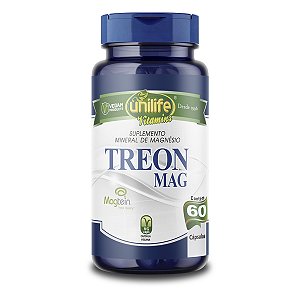 Magnésio Treonato Treonato Mag Unilife 60 Cápsulas