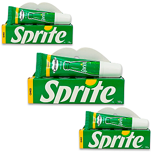 Kit 3 Carmed Hidratante Labial Incolor Cimed Sprite 10g
