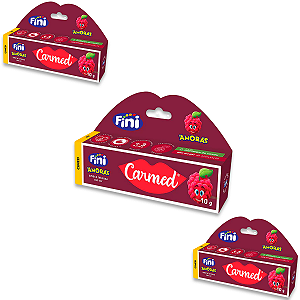 Kit 3 Carmed Hidratante Labial Com Cor Cimed Amora Intensa 10g