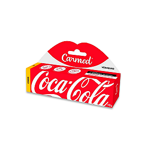Carmed Hidratante Labial Vermelho Cimed Coca Cola 10g