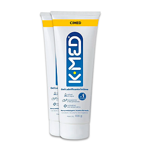 Kit 2 Gel Lubrificante Íntimo K-MED Cimed Neutro 100g