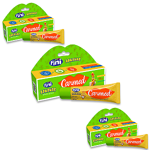 Kit 3 Carmed Hidratante Labial Incolor Cimed Bananas 10g