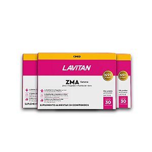 Kit 3 ZMA Femme Lavitan 30 Comprimidos