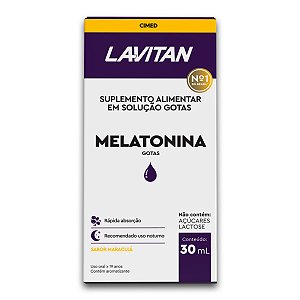 Melatonina Lavitan Solução Oral 30ml Maracujá