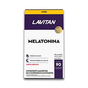 Melatonina Lavitan 90 Comprimidos Morango