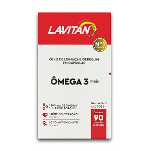 Ômega 3 Mais Lavitan 90 Cápsulas