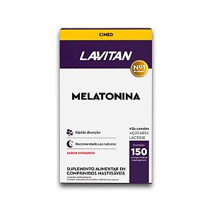 Melatonina Lavitan 150 Comprimidos Morango