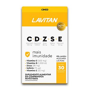 Imunidade CDZSE Lavitan 30 Comprimidos Revestidos