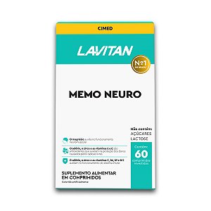Memo Neuro Lavitan 60 Comprimidos Revestidos