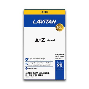 Multivitamínico A-Z Original Lavitan 90 Comprimidos