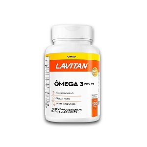 Ômega 3 Lavitan 1000mg 120 Cápsulas