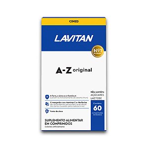 Multivitamínico A-Z Original Lavitan 60 Comprimidos