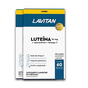 Kit 2 Luteína Lavitan 60 Cápsulas