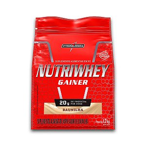 NutriWhey Gainer Whey Protein Integral Medica Baunilha 1,2kg