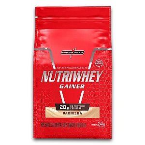 NutriWhey Gainer Whey Protein Integral Medica Baunilha 2,4kg
