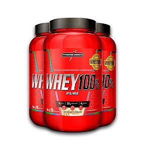 Kit 3 Whey 100% Puro Integral Medica Cookies and Cream 900g