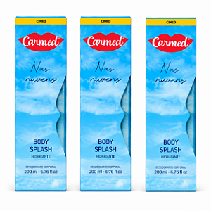 Kit 3 Body Splash Nas Nuvens Hidratante Cimed 200ml