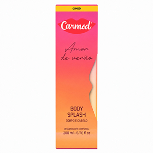 Body Splash Amor de Verão Corpo e Cabelo Carmed 200ml
