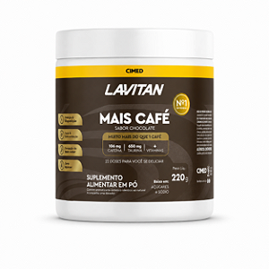 Mais Café Suplemento Alimentar Lavitan Chocolate 220g