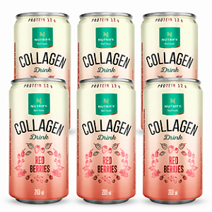 Kit 6 Collagen Drink Nutrify 269ml Red Berries