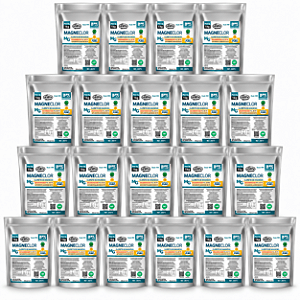 Kit 20 Magneclor Cloreto de Magnésio P.A Unilife 1kg