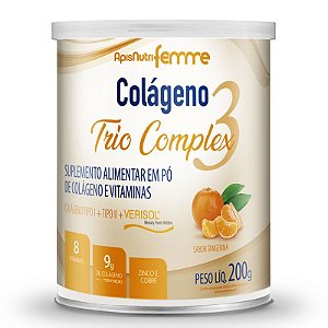 Colágeno tipo 2 + 1 Verisol Trio complex Apisnutri tangerina 200g