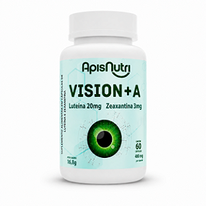 Vision+A Luteína e Zeaxantina 60 cápsulas 280mg Apisnutri