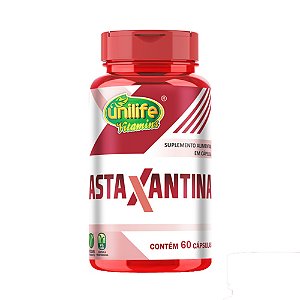 Astaxantina 400mg Unilife 60 cápsulas