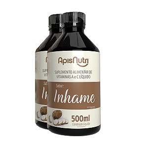 Kit 2 Elixir de Inhame Vitamínico 500ml Apisnutri