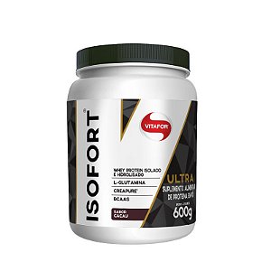 Isofort Ultra 3 em 1 Whey Vitafor 600g Cacau