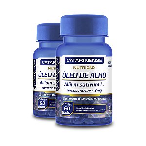Kit 2 Óleo de Alho Catarinense 60 Cápsulas