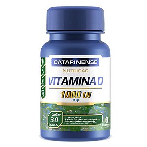 Vitamina D 1000ui Catarinense 30 cápsulas