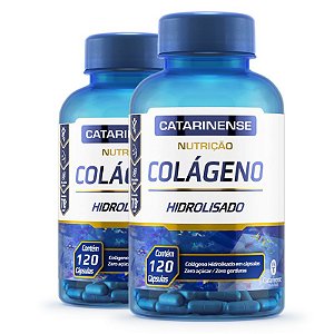 Kit 2 Colágeno Hidrolisado Catarinense Pharma 120 cápsulas