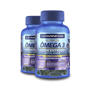 Kit 2 Ômega do Alasca EPA DHA Catarinense 30 cápsulas