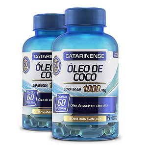 Kit 2 Óleo de Coco Extra Virgem Catarinense 60 cápsulas