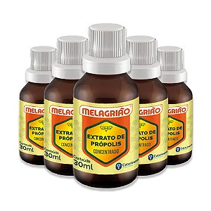 Kit 5 Melagrião Extrato de Própolis 30ml Catarinense