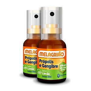 Kit 2 Melagrião Spray Própolis Spray 30ml Catarinense Limão