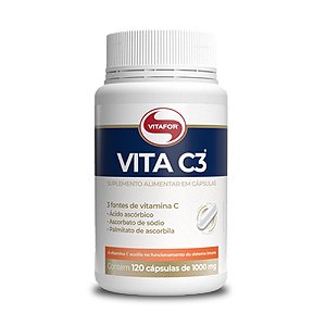 Vita C3 Vitamina C Vitafor 120 cápsulas