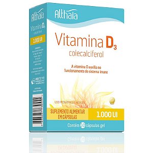 Vitamina D3 Colecalciferol 1000ui Althaia 30 cápsulas