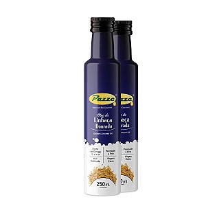 Kit 2 Óleo de Linhaça Dourada Extra Virgem Pazze 250ml