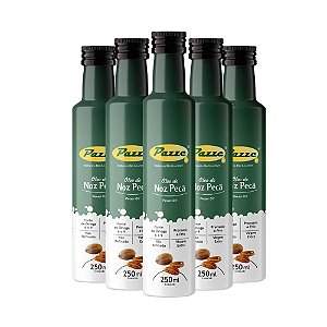 Kit 5 Óleo de Noz Pecã Extra Virgem Pazze 250ml