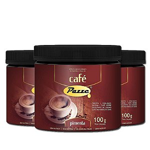 Kit 3 Café Instântaneo Café Pimenta Pazze 100g