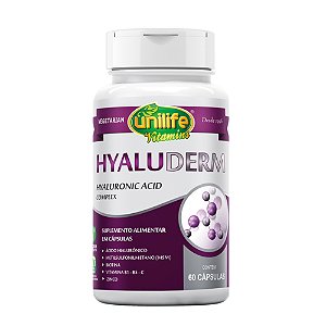 HyaluDerm Care Ácido Hialurônico + Vitaminas Unilife 60 cápsulas