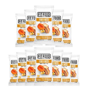 Kit 12 Snack Fiber Nuts FIT FOOD 30g