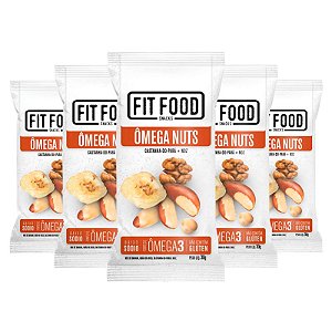 Kit 5 Snack Ômega Nuts FIT FOOD 30g 