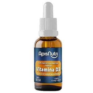 Vitamina D3 em Gotas Apisnutri 30ml 