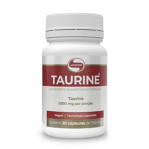 Taurine 500mg Vitafor 30 cápsulas