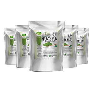 Kit 5 Matcha Puro Vegano Unilife 30g Solúvel